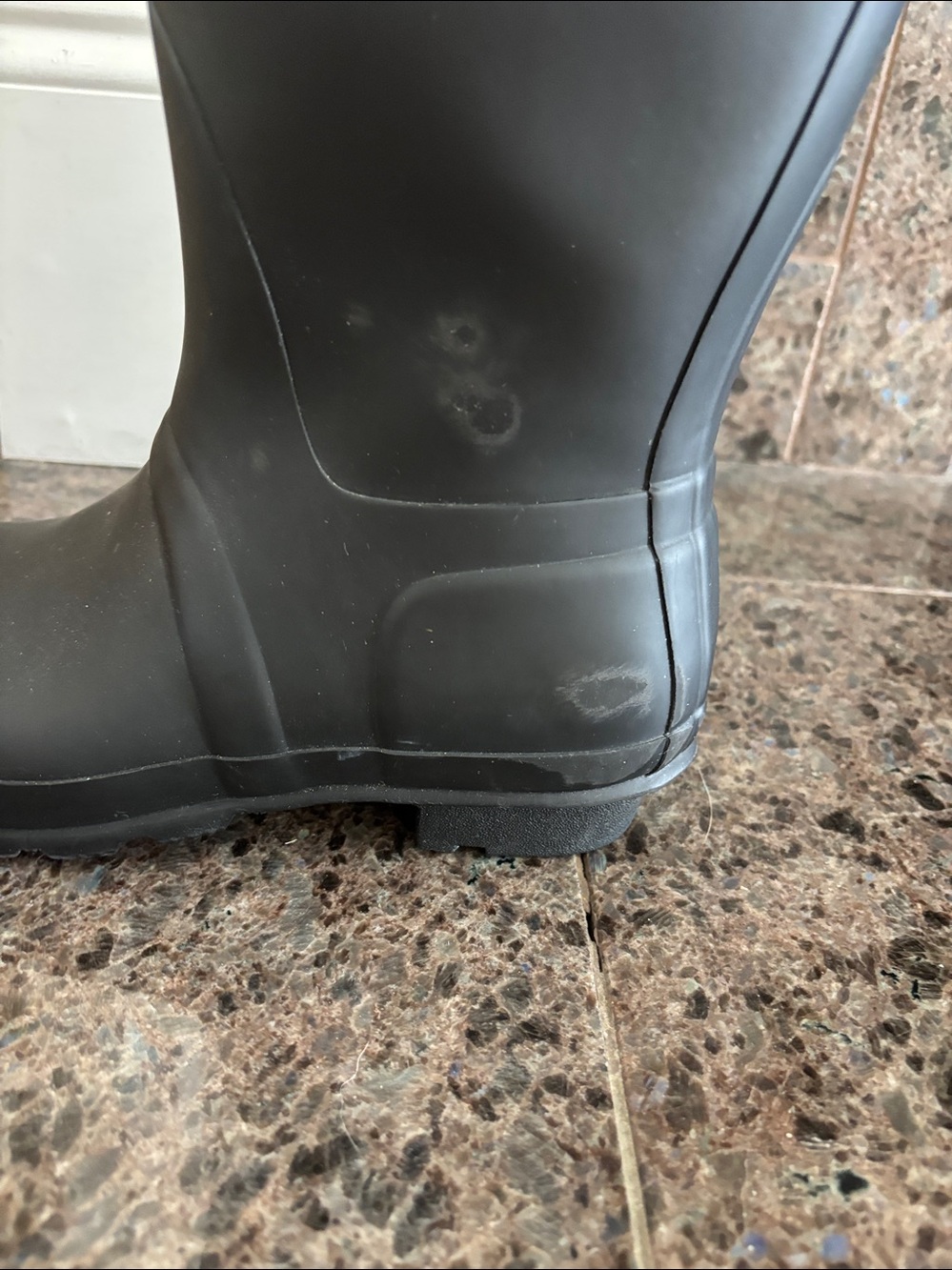 Hunter Tall Black Rain Boots - Picture 5 of 7